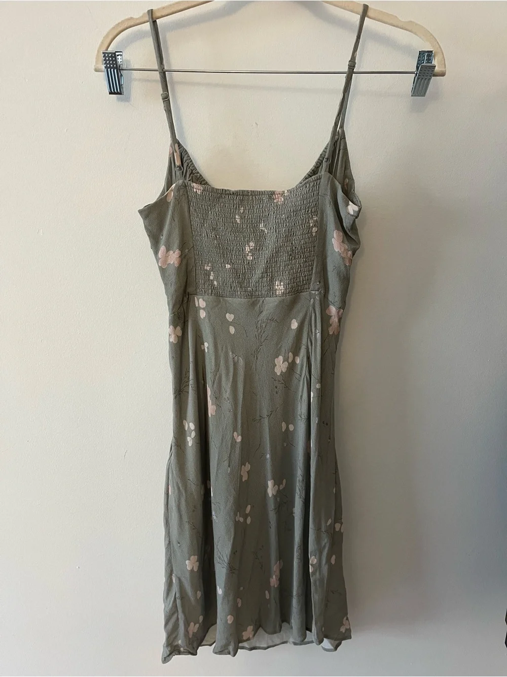 Wilfred Bellow Mini Dress Babydoll Floral Tie-Front Size 4